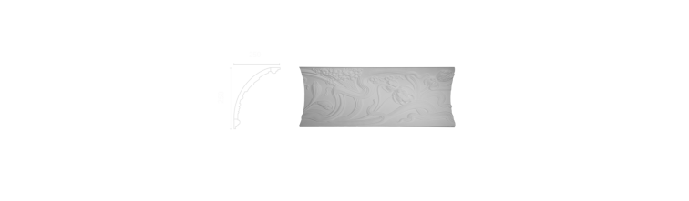 Декорированный карниз К-173 Декорированный карниз К-173