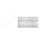 Декорированный карниз К-139