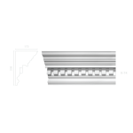 Декорированный карниз К-74