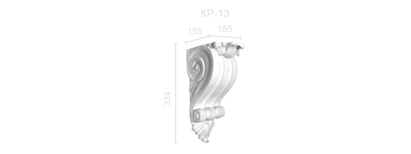 Гипсовый кронштейн КР-13