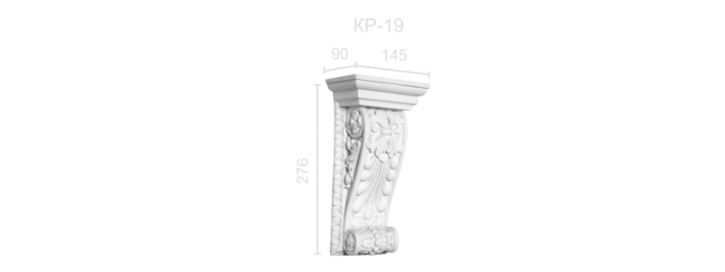 Гипсовый кронштейн КР-19