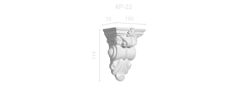 Гипсовый кронштейн КР-22