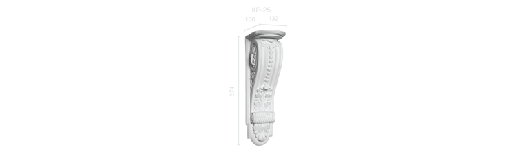 Гипсовый кронштейн КР-25