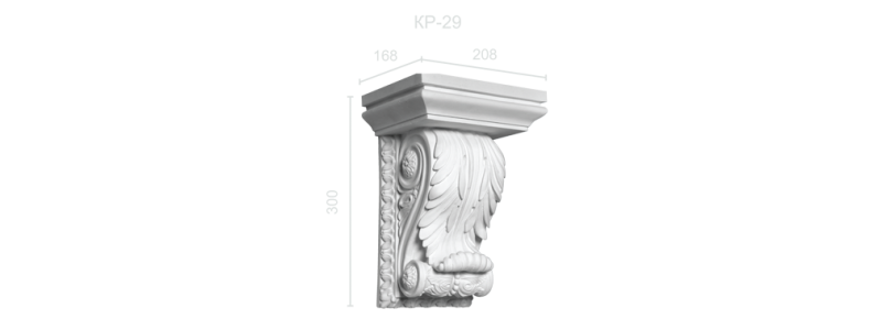 Гипсовый кронштейн КР-29