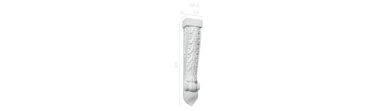 Гипсовый кронштейн КР-6
