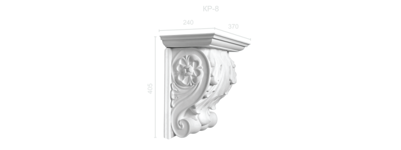 Гипсовый кронштейн КР-8