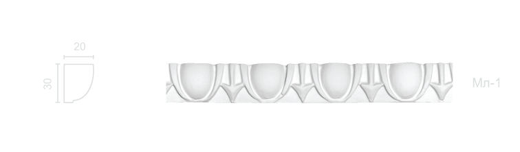 Молдинг МЛ-1