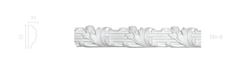 Молдинг МЛ-8