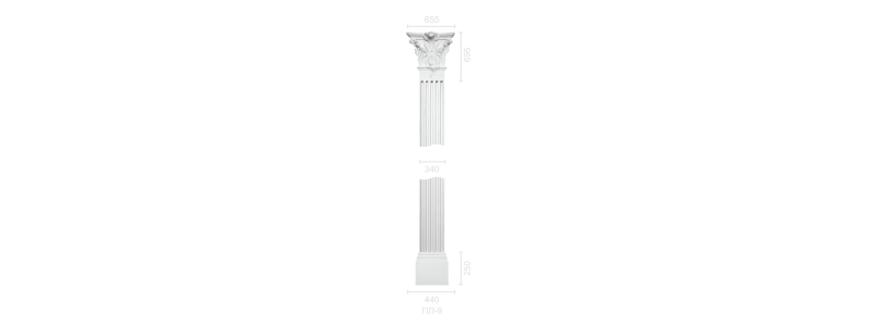 Пилястра ПЛ-9