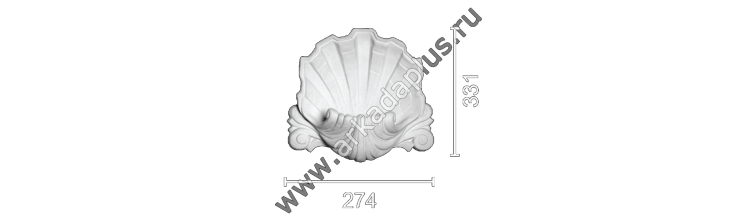 Гипсовый светильник СВ-2